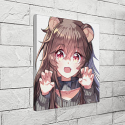 Холст квадратный Восхождение Героя Щита Raphtalia, цвет: 3D-принт — фото 2