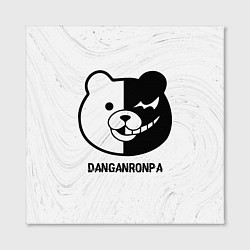 Холст квадратный Danganronpa glitch на светлом фоне, цвет: 3D-принт — фото 2