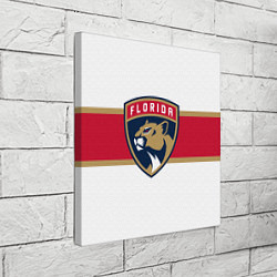 Холст квадратный Florida panthers - uniform - hockey, цвет: 3D-принт — фото 2