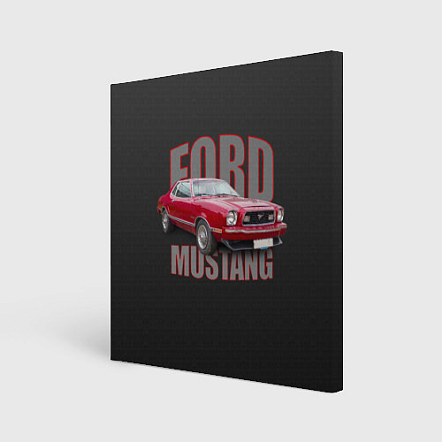 Картина квадратная Автомашина Ford Mustang / 3D-принт – фото 1