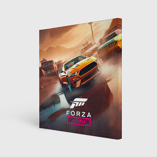 Картина квадратная Forza Horizon race / 3D-принт – фото 1