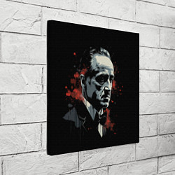 Холст квадратный Портрет Дон Вито Корлеоне, цвет: 3D-принт — фото 2