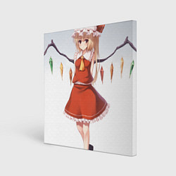 Холст квадратный Touhou Project Flandre, цвет: 3D-принт