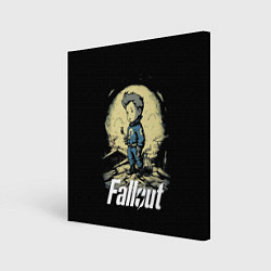 Холст квадратный Fallout boy, цвет: 3D-принт