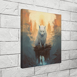 Холст квадратный Великий волк Сиф, цвет: 3D-принт — фото 2