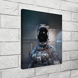Холст квадратный Starfield astronaut, цвет: 3D-принт — фото 2