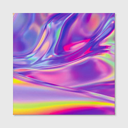 Холст квадратный Радужное северное сияние, цвет: 3D-принт — фото 2