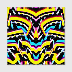 Холст квадратный Abstract mirrow pattern - neural network, цвет: 3D-принт — фото 2