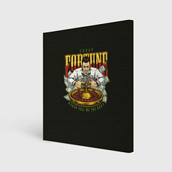 Холст квадратный Fortune, цвет: 3D-принт