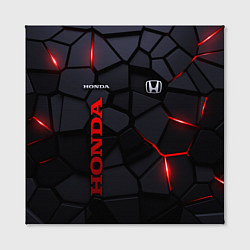 Холст квадратный Honda - плиты с эффектом свечения, цвет: 3D-принт — фото 2