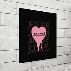 Холст квадратный Blackpink: Jisoo Jennie Rose Lisa, цвет: 3D-принт — фото 2