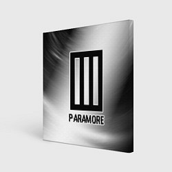 Холст квадратный Paramore glitch на светлом фоне, цвет: 3D-принт