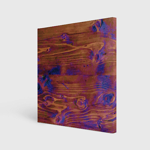 Картина квадратная Деревянная благородная текстура / 3D-принт – фото 1