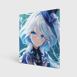 Холст квадратный Genshin Impact Furina Smile, цвет: 3D-принт
