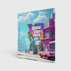 Картина квадратная GTA 6 Vice city