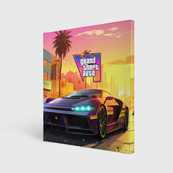 Картина квадратная Auto GTA 6