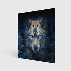 Картина квадратная Fantasy wolf