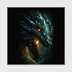 Холст квадратный Древний дракон символ 2024, цвет: 3D-принт — фото 2
