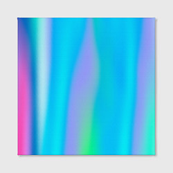 Холст квадратный Неоновые голографические линии, цвет: 3D-принт — фото 2