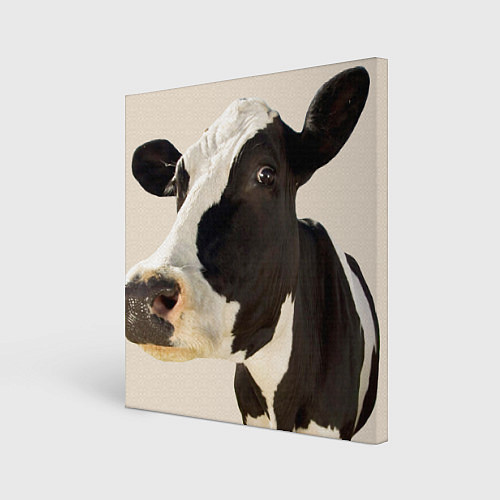 Картина квадратная Настоящая корова / 3D-принт – фото 1