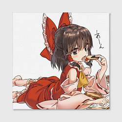Холст квадратный Touhou Project Рейму Cute, цвет: 3D-принт — фото 2
