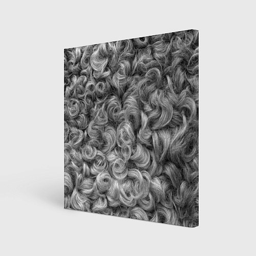 Картина квадратная Кудрявая шерсть баранов / 3D-принт – фото 1