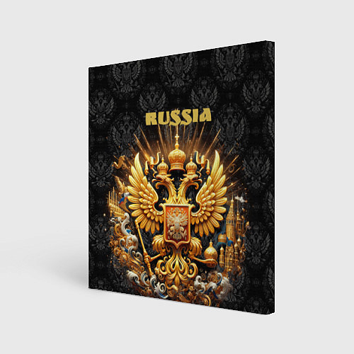 Картина квадратная Russia gold / 3D-принт – фото 1