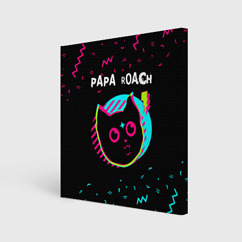 Картина квадратная Papa Roach - rock star cat / 3D-принт – фото 1