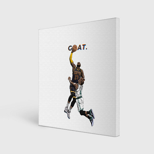 Картина квадратная Goat 23 - LeBron James / 3D-принт – фото 1