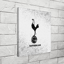 Холст квадратный Tottenham с потертостями на светлом фоне, цвет: 3D-принт — фото 2