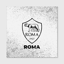 Холст квадратный Roma с потертостями на светлом фоне, цвет: 3D-принт — фото 2