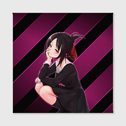 Холст квадратный Кагуя из Kaguya sama wa Kokurasetai, цвет: 3D-принт — фото 2