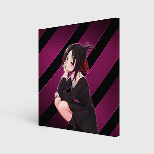 Картина квадратная Кагуя из Kaguya sama wa Kokurasetai / 3D-принт – фото 1