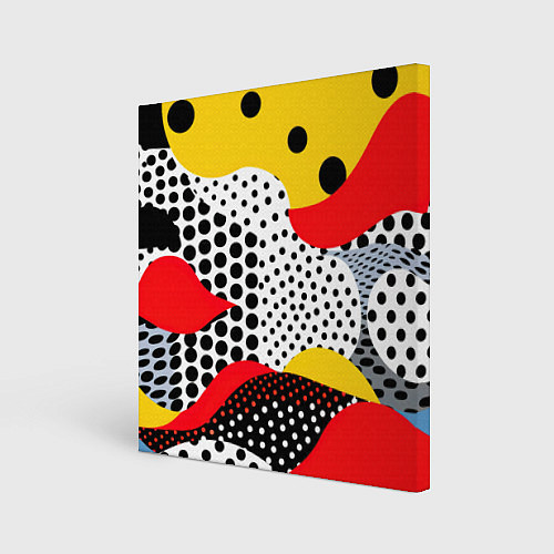 Картина квадратная Вихревая иллюзия / 3D-принт – фото 1