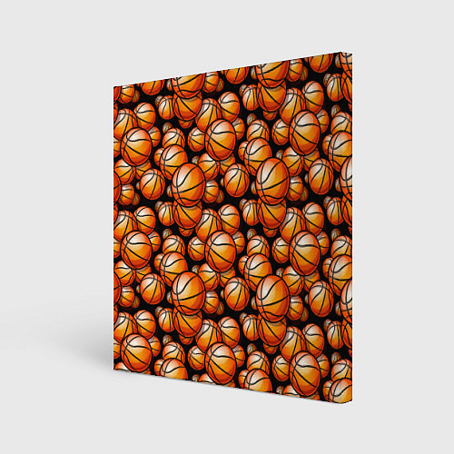 Картина квадратная Баскетбольные мячики / 3D-принт – фото 1