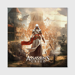 Холст квадратный Assassins creed старинный город, цвет: 3D-принт — фото 2