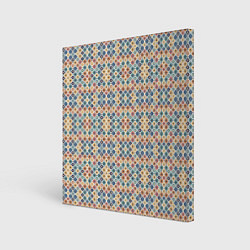 Холст квадратный Марокканский узор, цвет: 3D-принт
