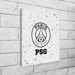 Холст квадратный PSG sport на светлом фоне, цвет: 3D-принт — фото 2
