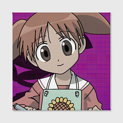 Холст квадратный Azumanga Daioh Тиё Михама, цвет: 3D-принт — фото 2