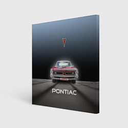 Картина квадратная Американский масл-кар Pontiac GTO