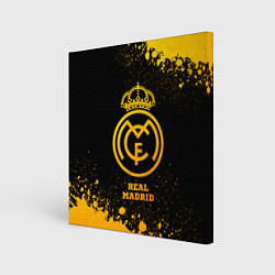 Картина квадратная Real Madrid - gold gradient