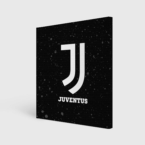 Картина квадратная Juventus sport на темном фоне / 3D-принт – фото 1