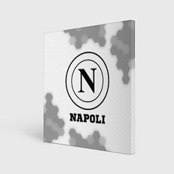 Холст квадратный Napoli sport на светлом фоне, цвет: 3D-принт
