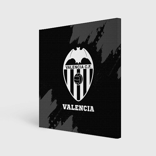 Картина квадратная Valencia sport на темном фоне / 3D-принт – фото 1
