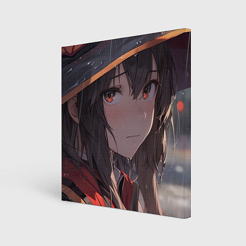 Картина квадратная Konosuba Мэгумин cute / 3D-принт – фото 1