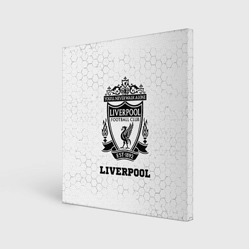 Картина квадратная Liverpool sport на светлом фоне / 3D-принт – фото 1