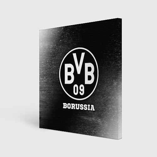 Картина квадратная Borussia sport на темном фоне / 3D-принт – фото 1