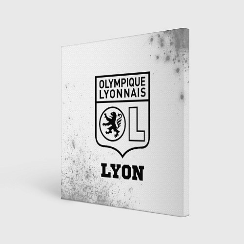Картина квадратная Lyon sport на светлом фоне / 3D-принт – фото 1