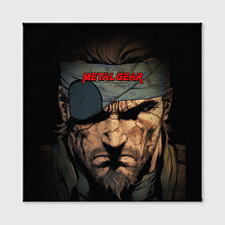 Холст квадратный Веном Снейк Metal gear game, цвет: 3D-принт — фото 2