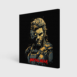 Холст квадратный Веном Снейк Metal gear game, цвет: 3D-принт